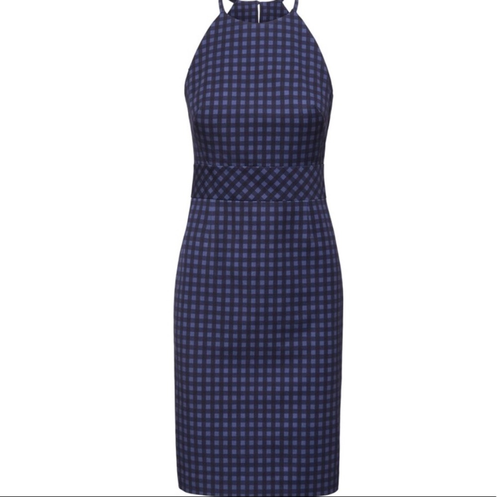 Banana Republic Bi-Stretch Racer Neck Dress